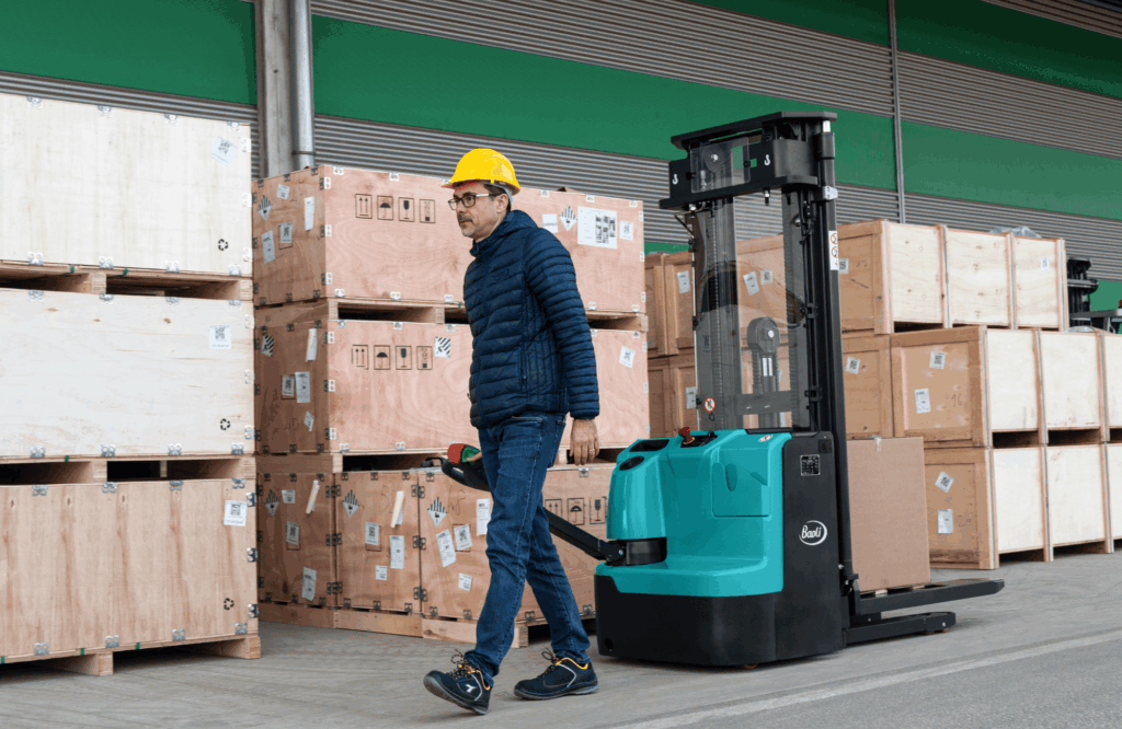 Baoli stapelaar voor efficiënt intern transport